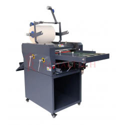 PNEUMATIC HOT & COLD ANTI-CURL ROLL LAMINATING MACHINE (AUTO CUT + OVERLAP FUNCTION) - RTP395D