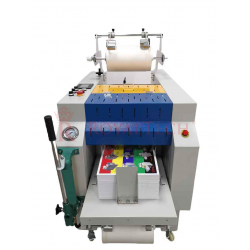 HYDRAULIC FULLY AUTO HIGH SPEED HOT & COLD DOUBLE SIDE ANTI-CURL ROLL LAMINATING MACHINE (AUTO FEED + AUTO CUT) - RTH390FCC+