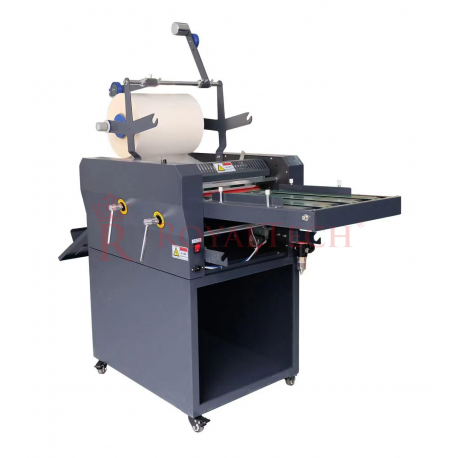 PNEUMATIC HOT & COLD ANTI-CURL ROLL LAMINATING MACHINE (AUTO CUT + OVERLAP FUNCTION) - RTP395D