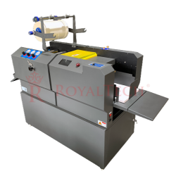 PNEUMATIC HOT & COLD ANTI-CURL ROLL LAMINATING MACHINE (AUTO CUT + ANTI-CURL + OVERLAP FUNCTION) - RTP390GPRO