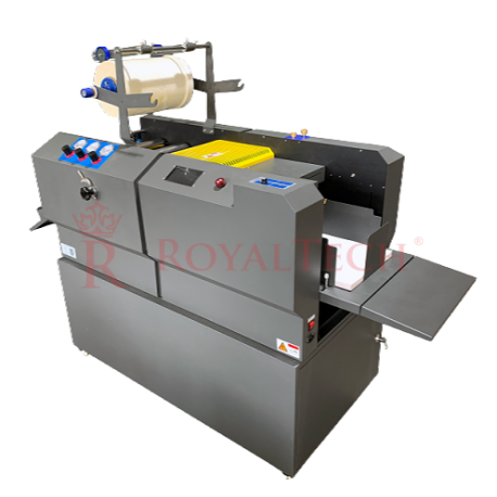 PNEUMATIC HOT & COLD ANTI-CURL ROLL LAMINATING MACHINE (AUTO CUT + ANTI-CURL + OVERLAP FUNCTION) - RTP390GPRO