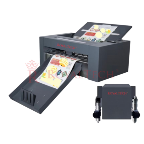 ROYALTECH DUAL HEADS HIGH SPEED FULLY AUTO STICKER CUTTING MACHINE - RTDH370FA
