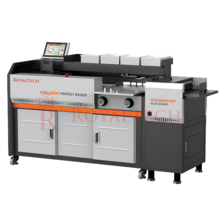 SEMI AUTO PERFECT BINDING MACHINE ( SIDE GLUE + AUTO FEEDING WITH CREASING ) RTH10L ( A4 )