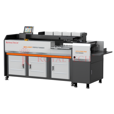 SEMI AUTO PERFECT BINDING MACHINE (SIDE GLUE + AUTO FEEDING + CREASING) - RT60H1 (A3)
