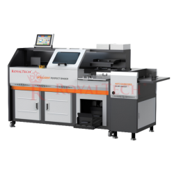 AUTOMATIC PERFECT BINDING MACHINE ( SIDE GLUE + AUTO FEEDING + CREASING + AUTO COLLECT ) - RTH300 ( A3 )