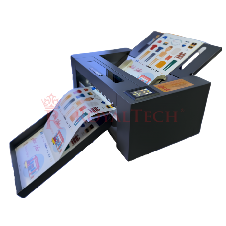 ROYALTECH DUAL HEADS HIGH SPEED FULLY AUTO STICKER CUTTING MACHINE - RTDH370FA