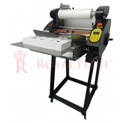 HOT & COLD ANTI-CURVE ROLL LAMINATING MACHINE (AUTO FEED + AUTO CUT) - RTA380FCC